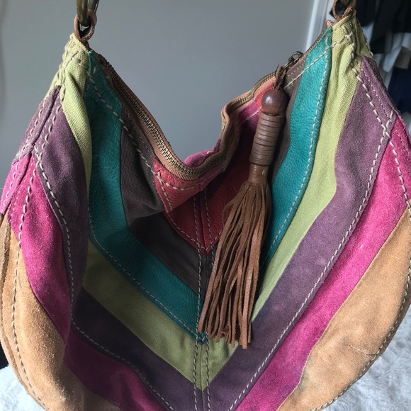 Fossil Handbags - Fossil Hobo Suede Bag